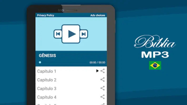 Bíblia MP3 Português android App screenshot 2