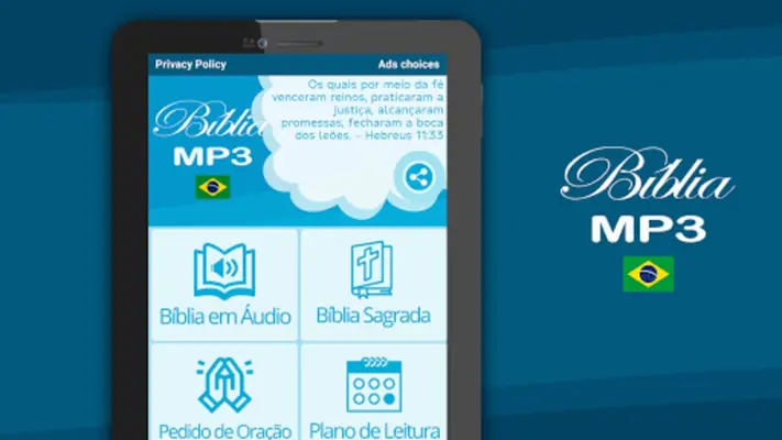 Bíblia MP3 Português android App screenshot 3