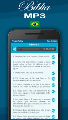 Bíblia MP3 Português android App screenshot 6